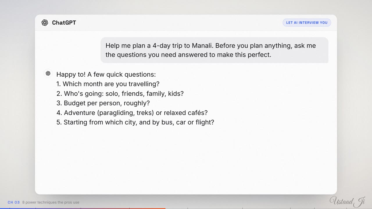 Live prompt demos
